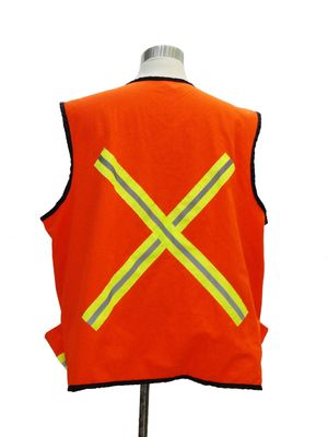 Maglia riflettente di sicurezza di 3M del campo di costruzione